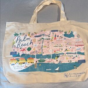 Eau Resort Palm Beach tote new